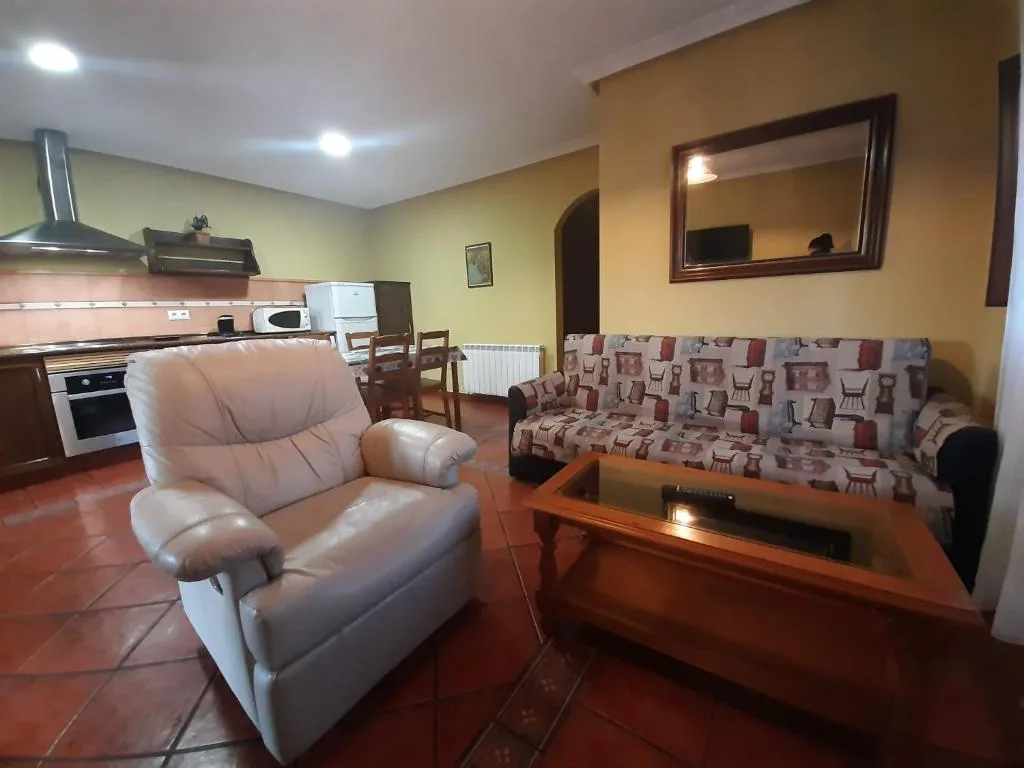 Salón y cocina del apartamento